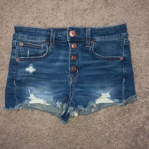 AE Super Stretch Hi-Rise Shortie Size 4